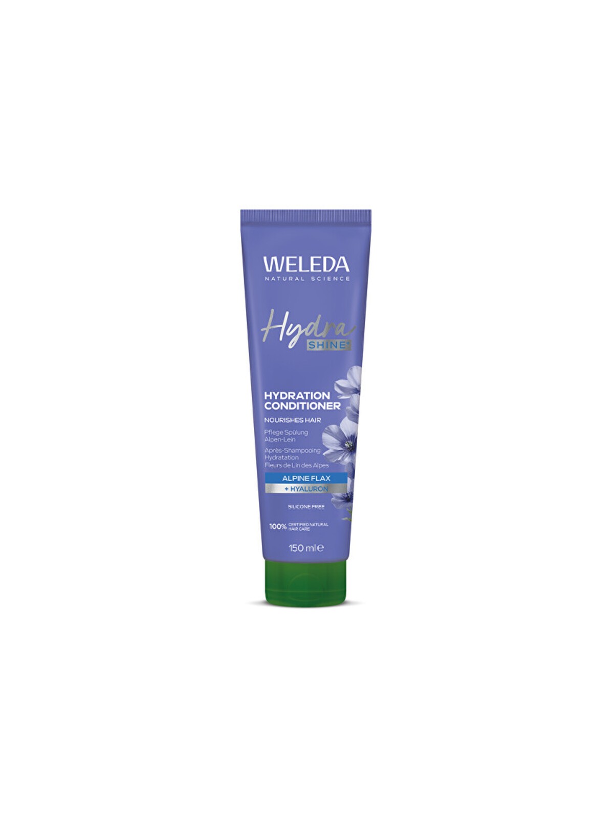 Weleda Hydrashine Balsamo Idratante - Balsamo idratante per capelli normali e secchi 150ml donna