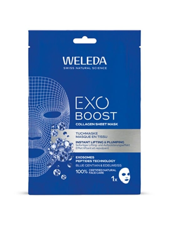 Weleda Modr ho?ec e prot? Alp Mask - Maschera viso al collagene 20ml donna
