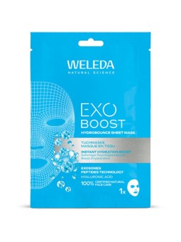 Maschera in tessuto Weleda Hydrobounce - Maschera viso super idratante 20ml donna
