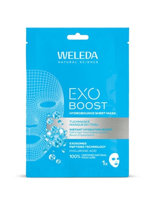 Maschera in tessuto Weleda Hydrobounce - Maschera viso super idratante 20ml donna