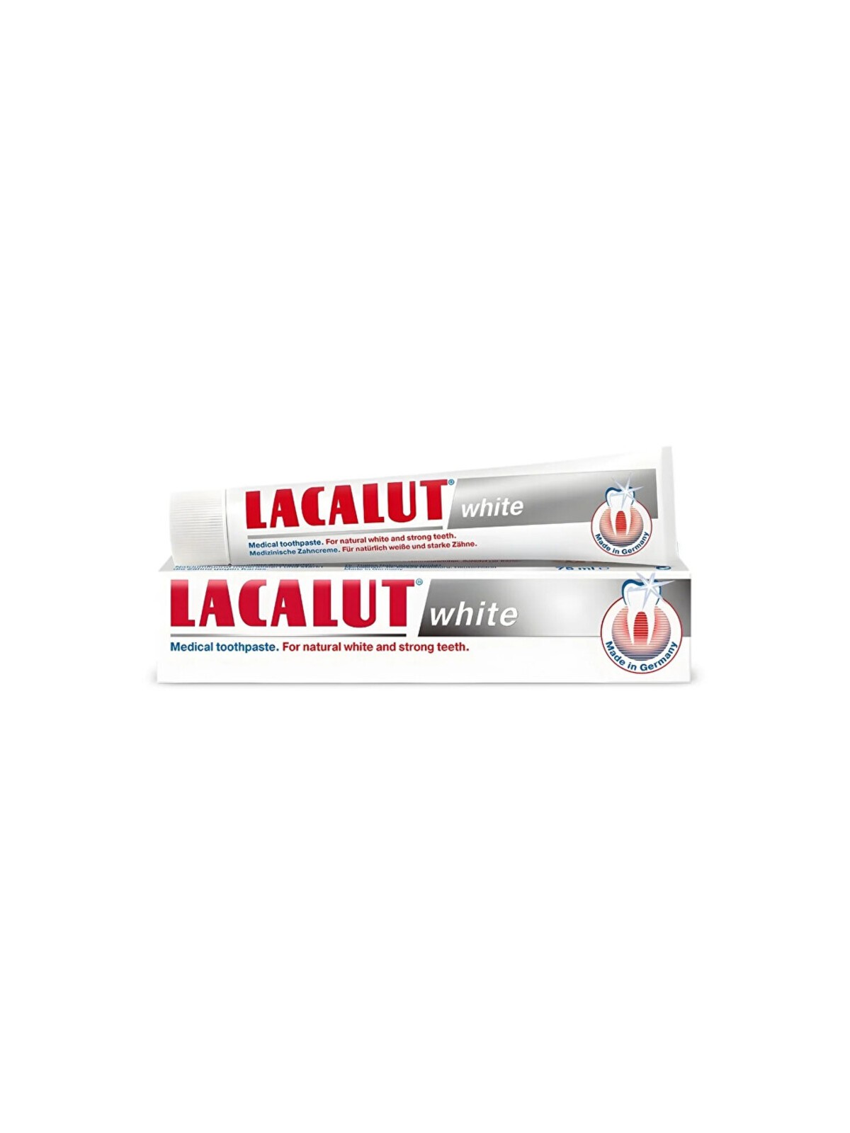 Lacalut Dentifricio Bianco - Dentifricio 75ml donna