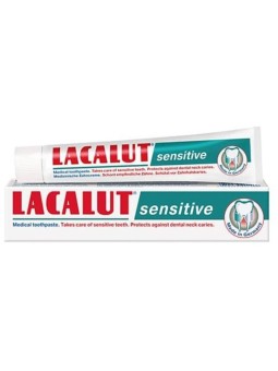Lacalut Dentifricio Sensitive - Dentifricio per denti sensibili 75ml donna