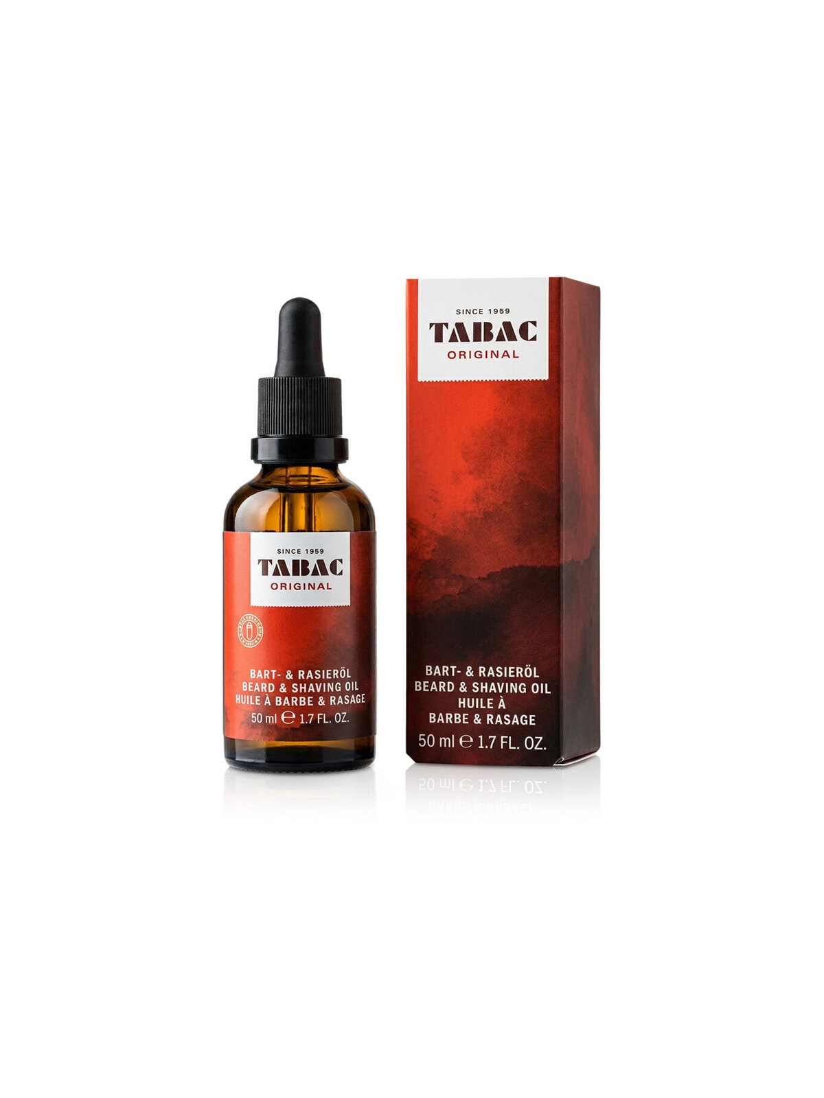 Olio da barba e rasatura Tabac Original 50ml uomo