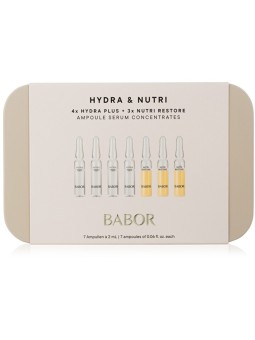 Set di concentrati di siero in fiale Babor Hydra & Nutri - Set regalo per la cura del viso da donna