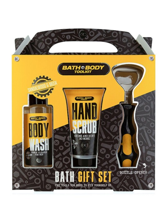 Set di accessori per il bagno e il corpo Accreta - Set regalo con apertura uomo