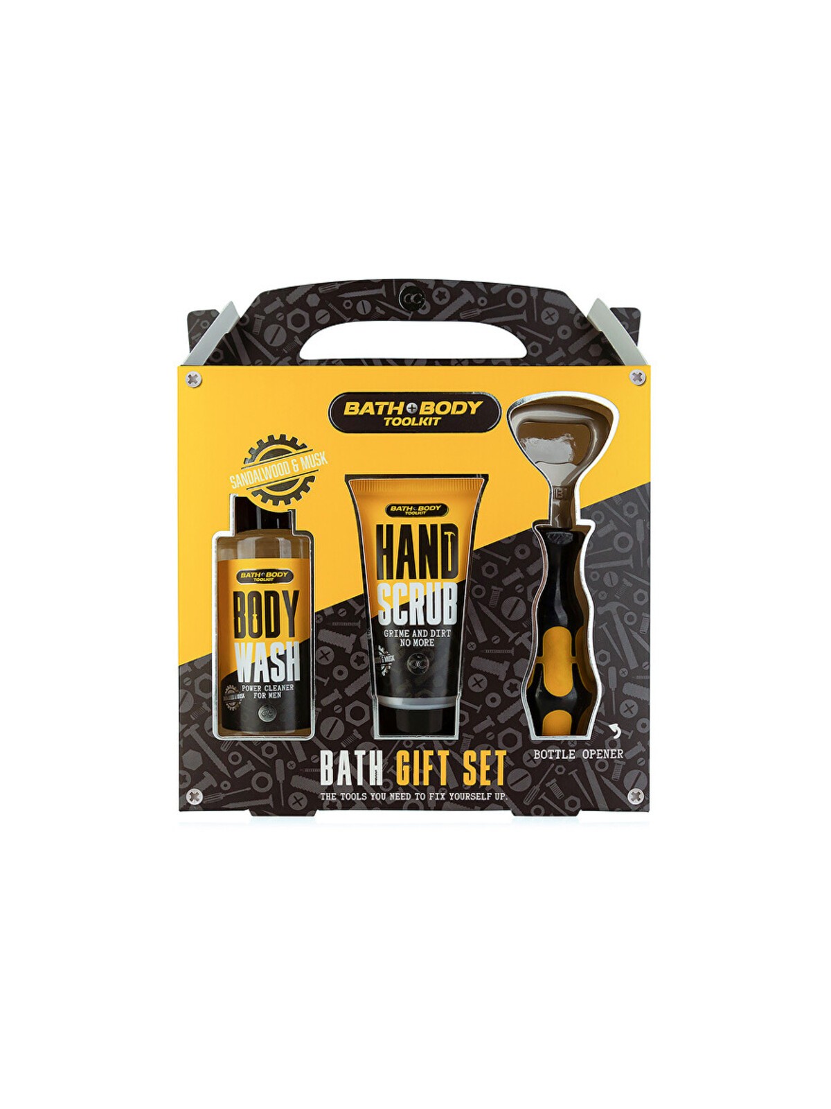 Set di accessori per il bagno e il corpo Accreta - Set regalo con apertura uomo