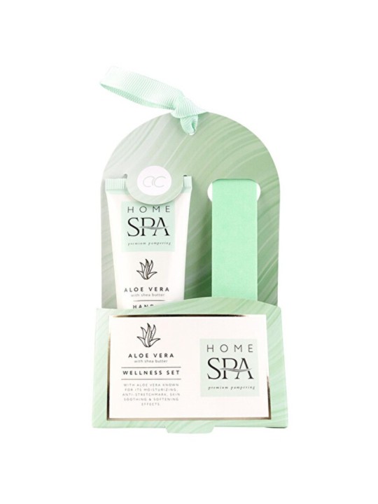 Set per la cura delle mani Accentra Aloe Vera Home Spa - Set regalo per la cura delle mani Donna