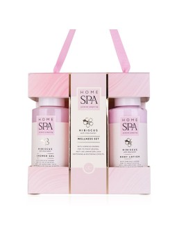 Set da bagno Accentra Hibiscus Home Spa - Set regalo per la cura del corpo donna