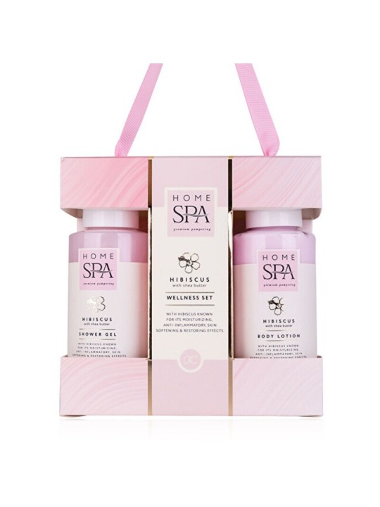 Set da bagno Accentra Hibiscus Home Spa - Set regalo per la cura del corpo donna