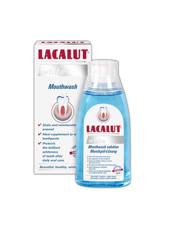 Lacalut White Collutorio Bianco 300ml unisex