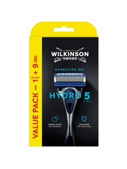 Wilkinson Sword Hydro 5 Set - Rasoio con una testina + testina di ricambio (8 pezzi) uomo
