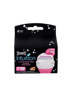 Wilkinson Sword Intuition Ultra Moisture (3 pezzi) - Testina di ricambio con effetto idratante donna