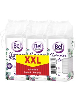 Bel Bel Cosmetici Viso e Corpo (3 x 50 pezzi) - Set di tamponi quadrati Donna