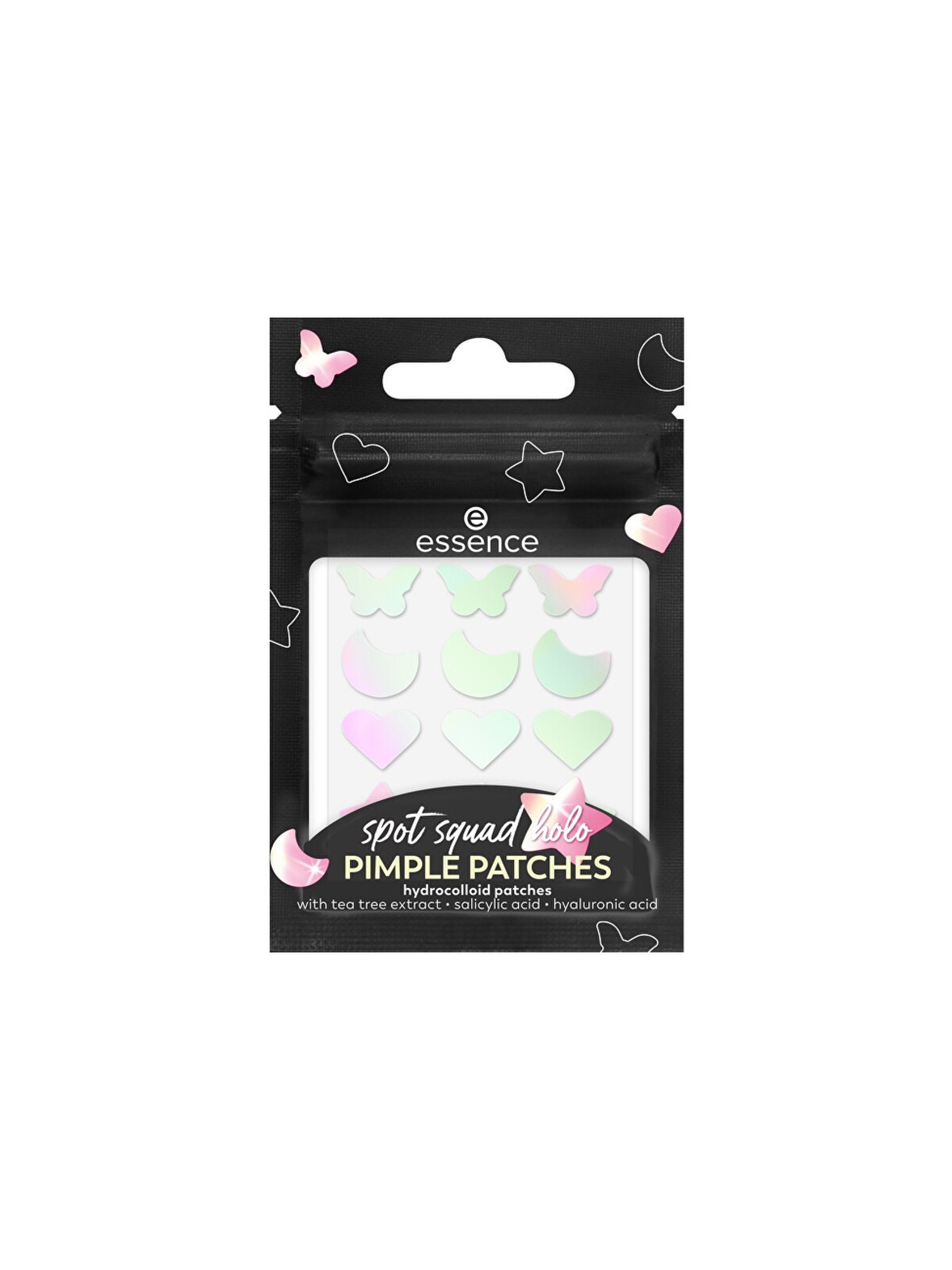 Essence Spot Squad Holo 10 Simple Patches - Cerotti per brufoli 24 pezzi donna