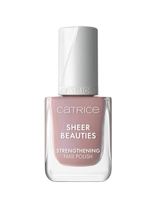 Catrice Sheer Beauties Smalto Rinforzante per Unghie - Smalto rinforzante per unghie 10,5 ml donna 10 Milky Not Guilty