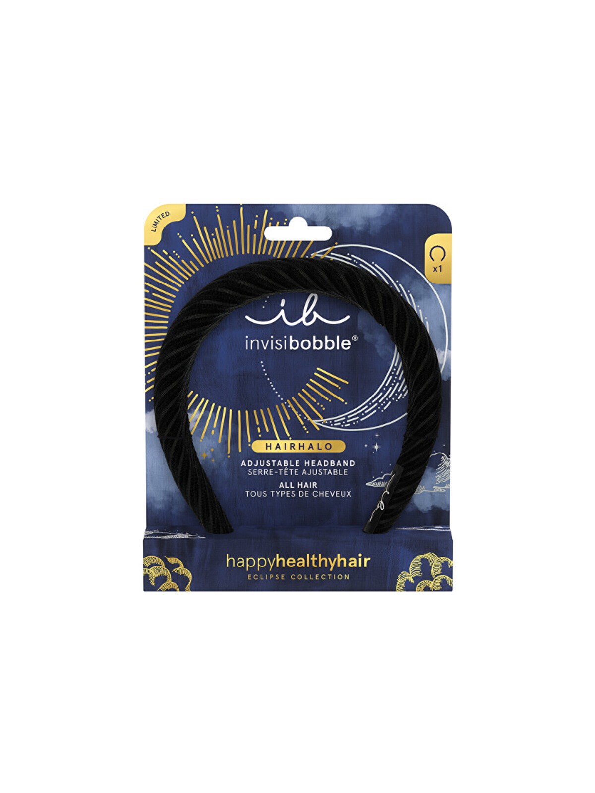 Invisibobble Hairhalo Eclipse Midnight Ring - anello per capelli? Donna