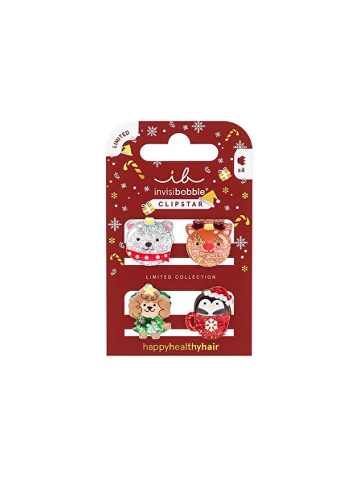 Invisibobble Clipstar Kids Sparkle in and Cup (4 pz) donna