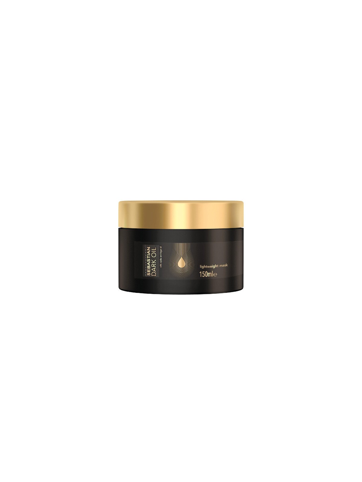 Sebastian Professional Dark Oil Lightweight Mask - Maschera nutriente per capelli lucenti e morbidi 150ml donna