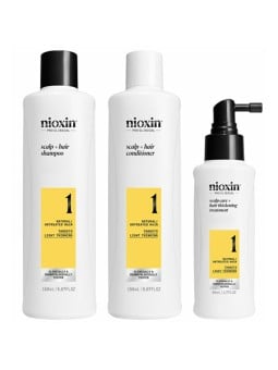 Nioxin System 1 Set - Un kit per la cura dell'acne lieve? ?dnouc capelli naturali donna