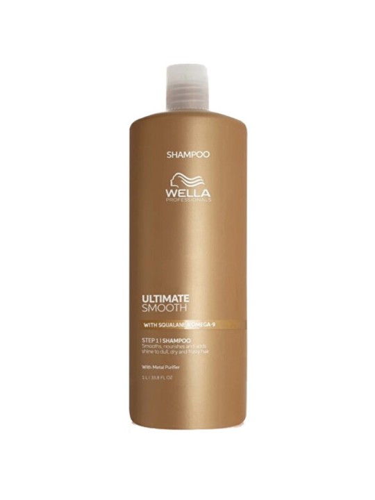 Wella Professional Ultimate Smooth Shampoo - Shampoo nutriente 250ml donna