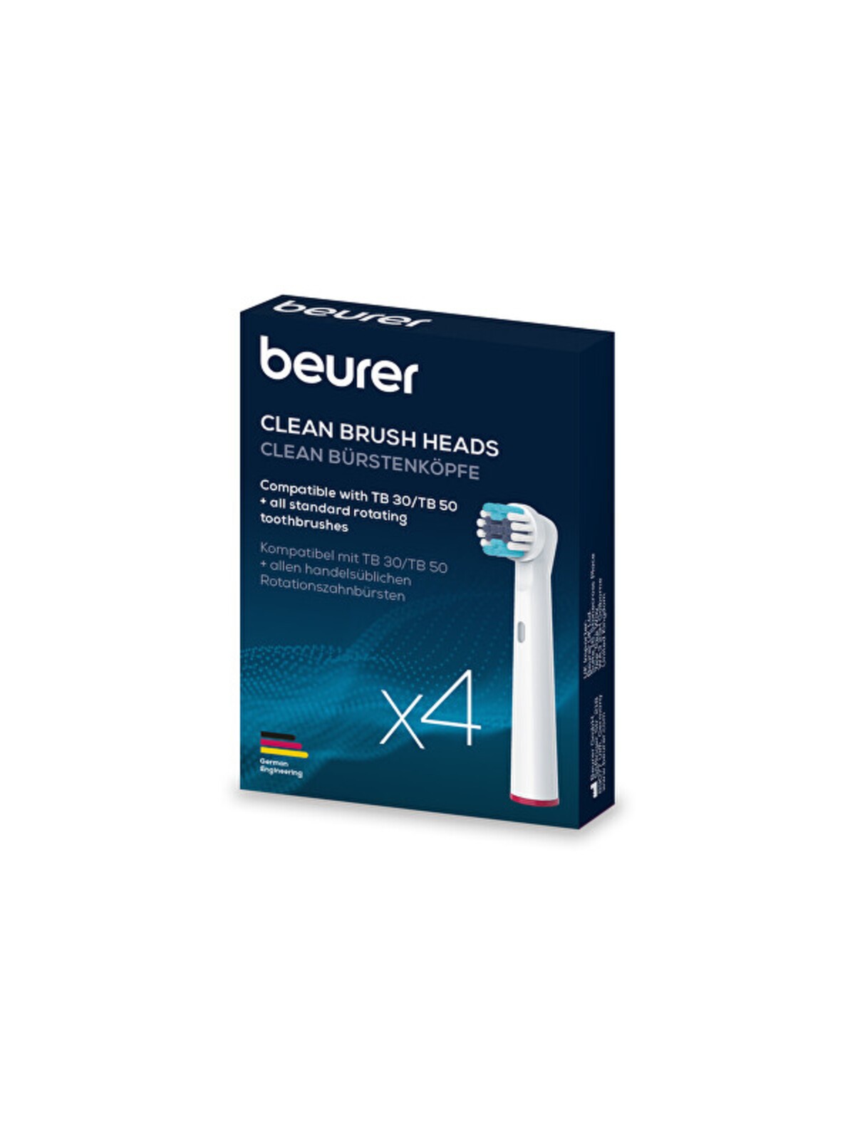 Testine di ricambio Beurer (4 pezzi) Clean donna