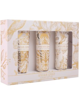 Set di crema mani Vivian Gray White Velvet - Set regalo con crema? sulla mano di Donna