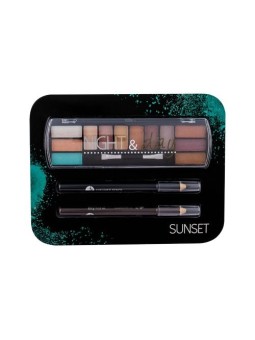 Palette occhi 2K Night & Day Sunset - Set regalo per appassionate di trucco occhi Sunset