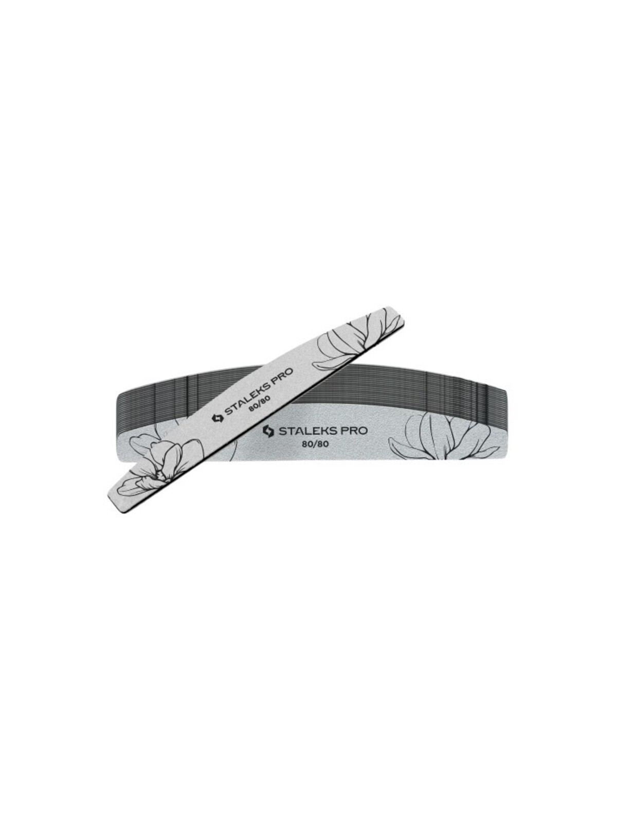 Lima per unghie minerale Staleks Expert 40 80/80 Crescent - Lima per unghie minerale 25 pezzi donna