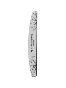 Staleks Expert 40 100/100 Lima per unghie minerale a mezzaluna - Lima per unghie minerale 25 pezzi donna