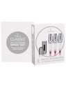 Set Travalo Classic HD con flacone ricaricabile da 3x5ml + custodia unisex argento
