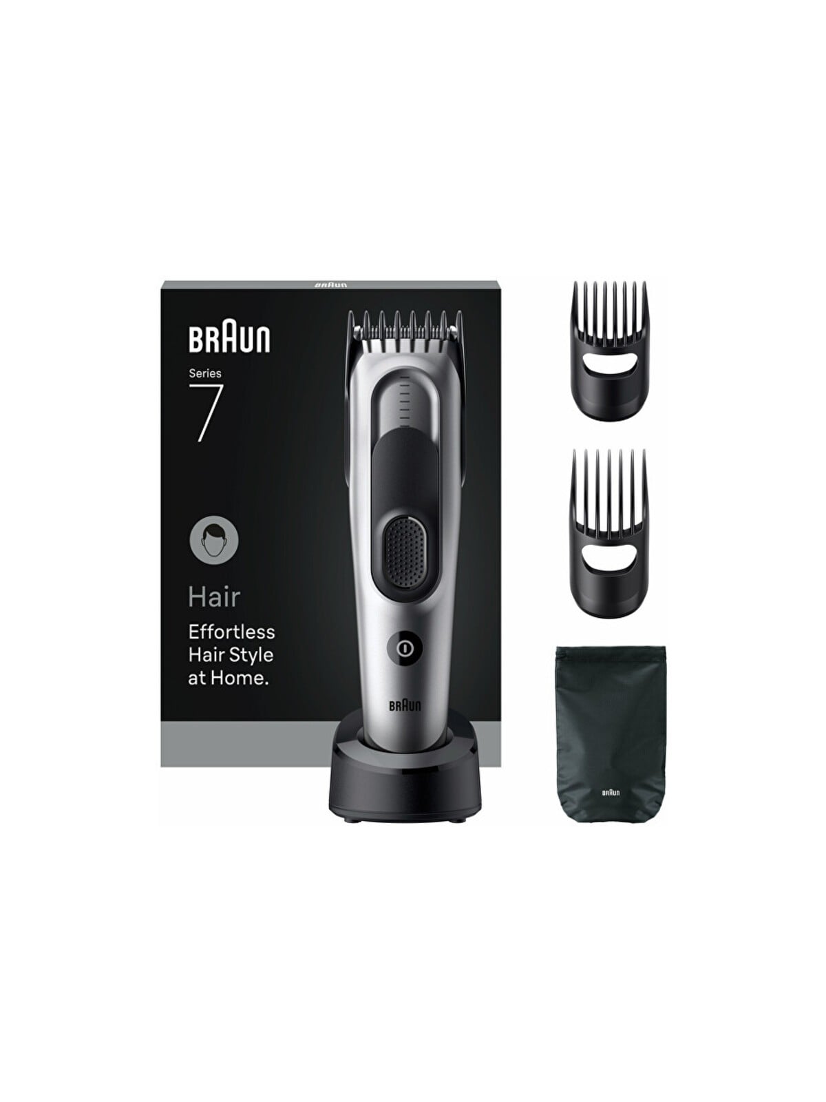 Braun Series 7 HC7590 Grigio Spazio - Cover? hair? uomo