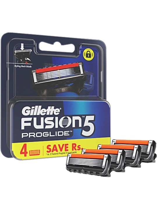 Gillette Fusion5 Proglide - Lame di ricambio 4.0 pezzi uomo