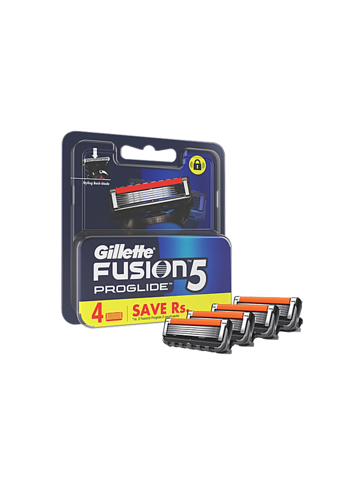 Gillette Fusion5 Proglide - Lame di ricambio 4.0 pezzi uomo