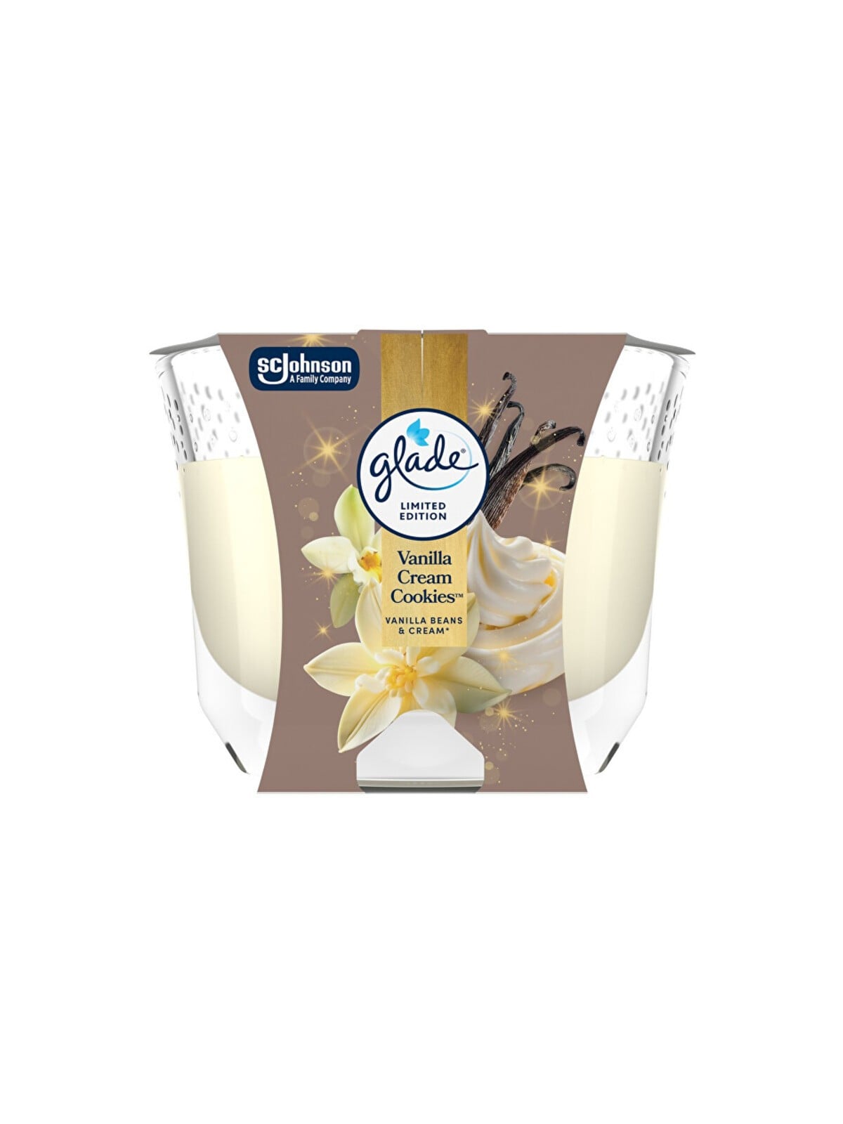 Candela profumata Glade Vanilla Cream Cookies - Candela profumata 112,0 g donna