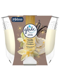 Candela profumata Glade Vanilla Cream Cookies - Candela profumata 204,0 g donna