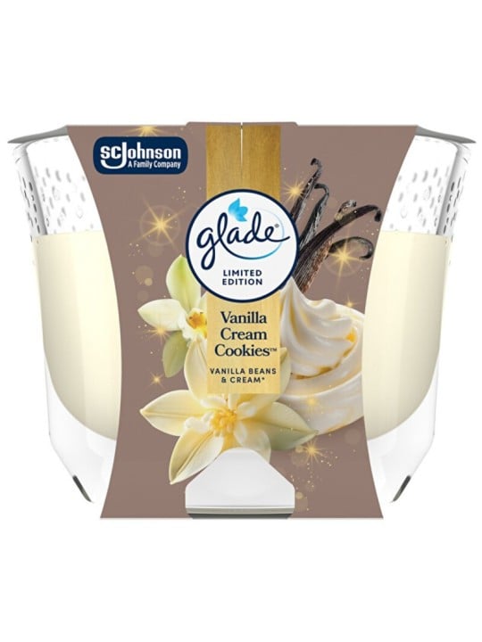 Candela profumata Glade Vanilla Cream Cookies - Candela profumata 204,0 g donna