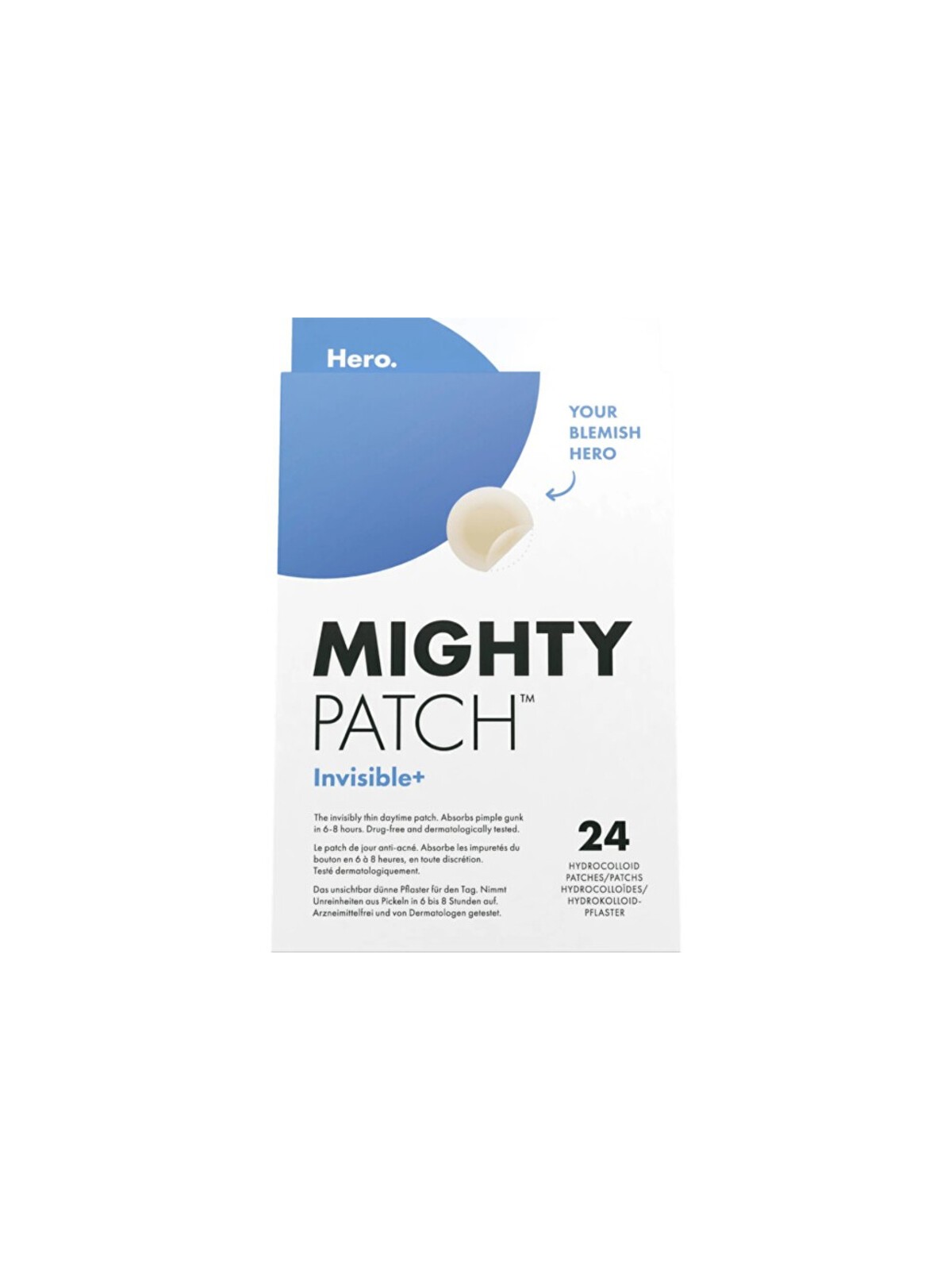 Hero. Mighty Patch Invisible+ Cerotti idrocolloidali - Cerotti per imperfezioni della pelle 24 pezzi donna