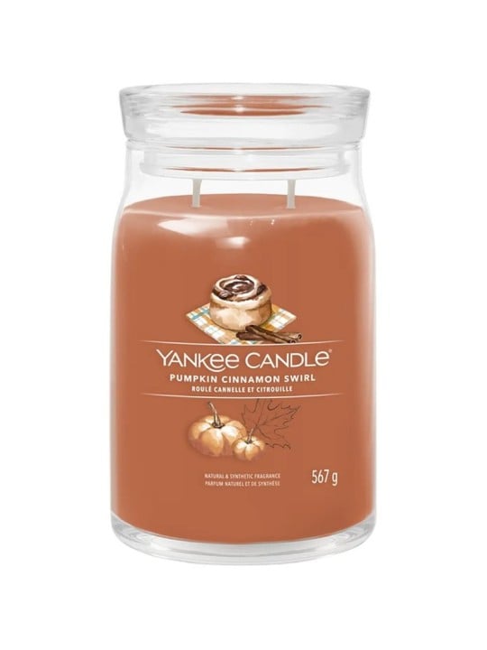 Candela profumata Yankee Candle Pumpkin Cinnamon Swirl - 567,0 g unisex