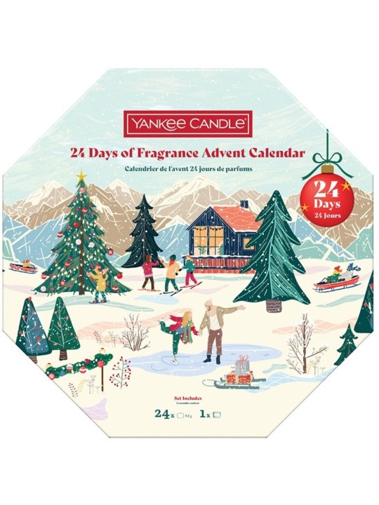 Calendario dell'Avvento profumato Yankee Candle 24 giorni - Calendario dell'Avvento? candele votive 1,0 pezzi donna