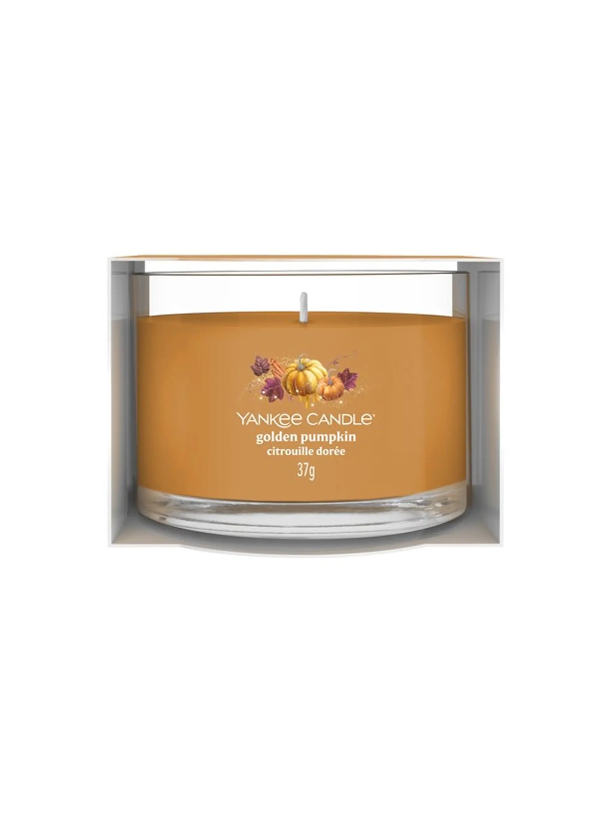 Candela votiva Yankee Candle Golden Pumpkin in vetro, 37,0 g, unisex