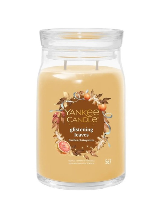 Candela profumata Yankee Candle Glistening Leaves Signature - 567,0 g unisex