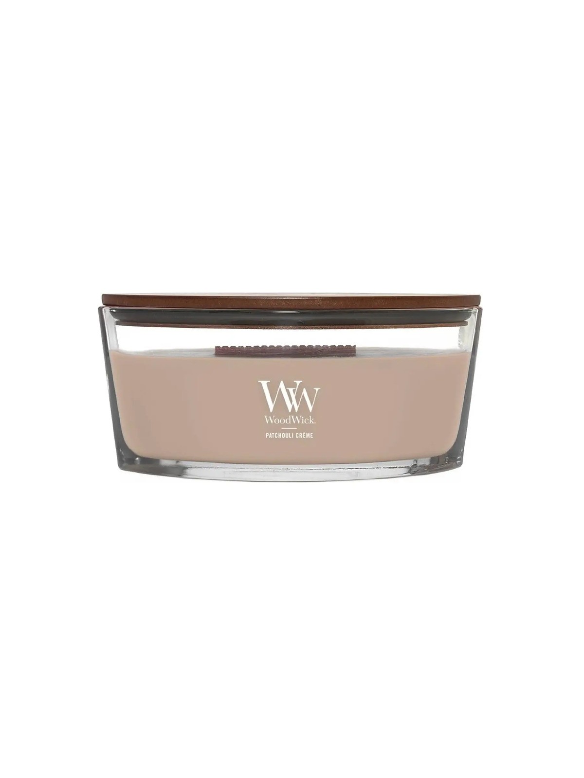 WoodWick Patchouli Crème Lo? (crema di patchouli) - Candela profumata 453,6 g unisex