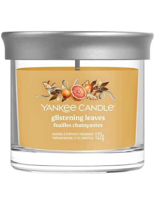 Candela profumata Yankee Candle Golden Pumpkin Signature Tumbler (fondo dorato?) - 122,0 g unisex