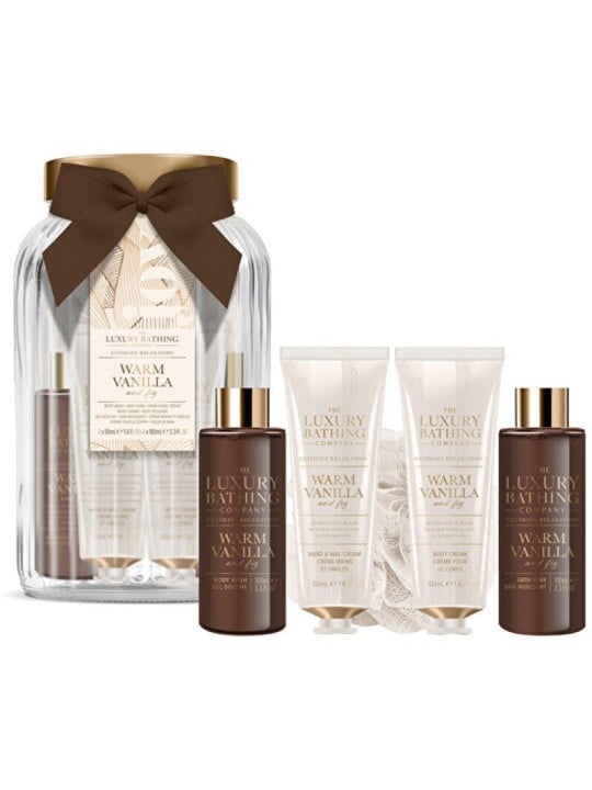 Cofanetto regalo Luxury Bathing Company in bottiglia di vetro (Vaniglia) donna