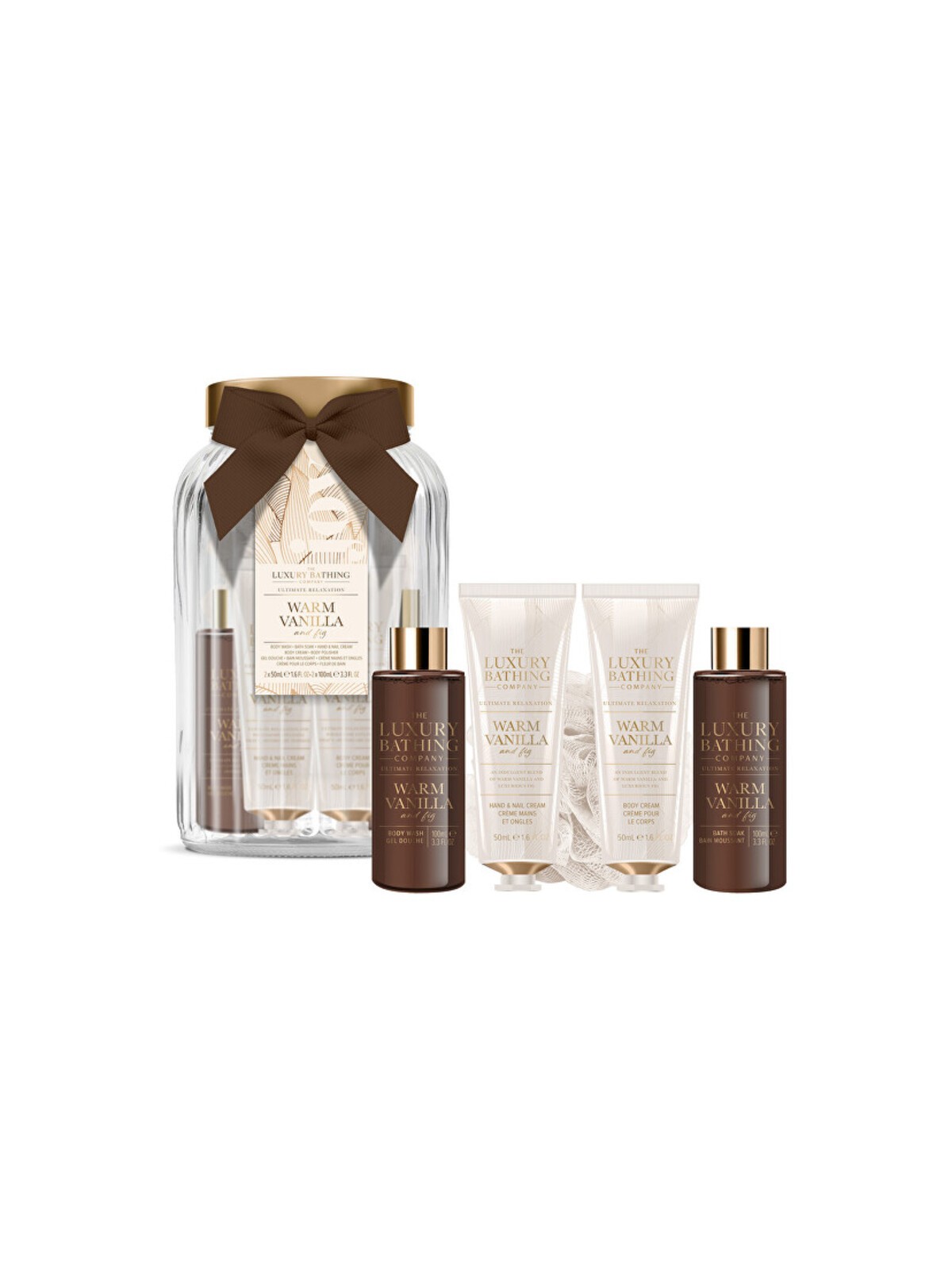 Cofanetto regalo Luxury Bathing Company in bottiglia di vetro (Vaniglia) donna