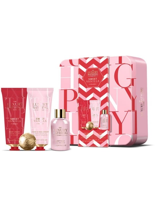 Set regalo Luxury Bathing Company in latta (Vaniglia e Mandorla) donna