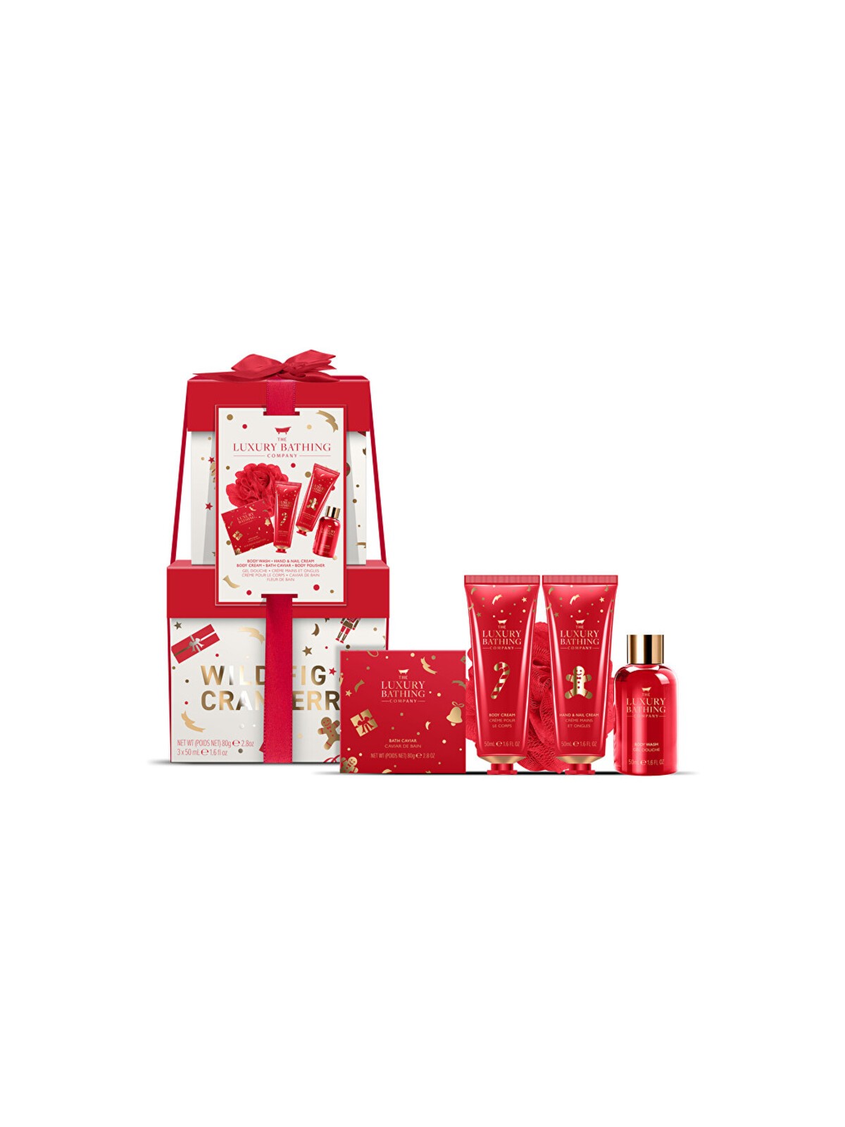 Set da bagno Drkov di Luxury Bathing Company (Fk e Cranberry) donna
