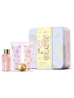 Set regalo Luxury Bathing Company con asciugamano per la cura del corpo in tin dze (Pomeranian & Ylang Ylang) donna