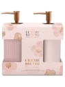 Cofanetto regalo Luxury Bathing Company per la cura intensiva delle mani (Crème brûlée, fiori d'arancio e vaniglia) donna