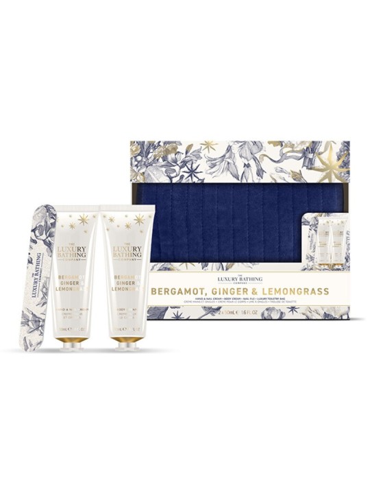 Cofanetto regalo Luxury Bathing Company per la cura del corpo (Bergamotto, Zzvor e Citronella) donna
